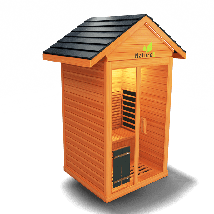Medical Nature 5 Outdoor Sauna | Infrared + Hot Yoga - Sauna Luxuries