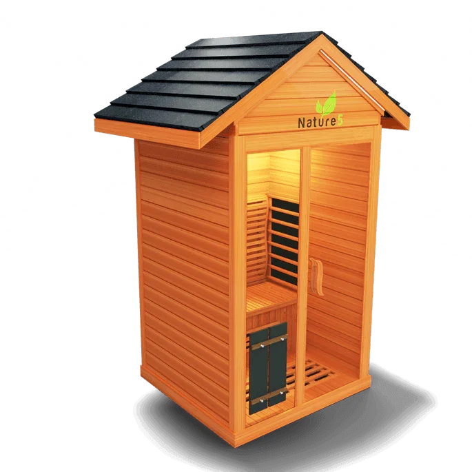 Medical Nature 5 Outdoor Sauna | Infrared + Hot Yoga - Sauna Luxuries