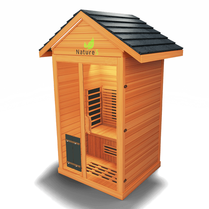 Medical Nature 5 Outdoor Sauna | Infrared + Hot Yoga - Sauna Luxuries