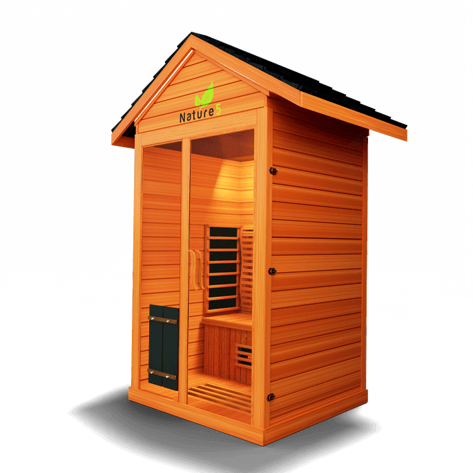 Medical Nature 5 Outdoor Sauna | Infrared + Hot Yoga - Sauna Luxuries