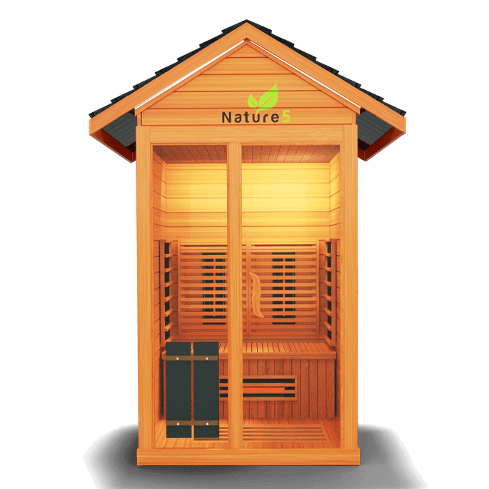 Medical Nature 5 Outdoor Sauna | Infrared + Hot Yoga - Sauna Luxuries