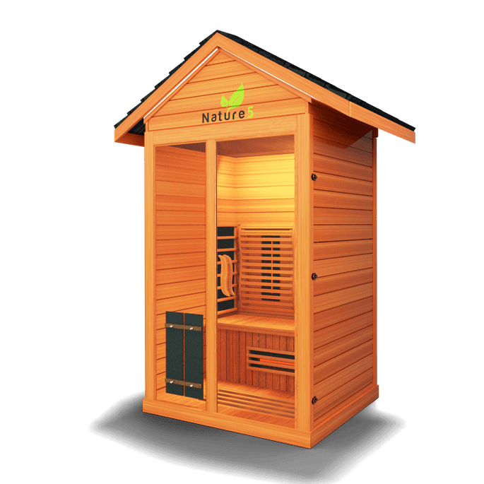 Medical Nature 5 Outdoor Sauna | Infrared + Hot Yoga - Sauna Luxuries