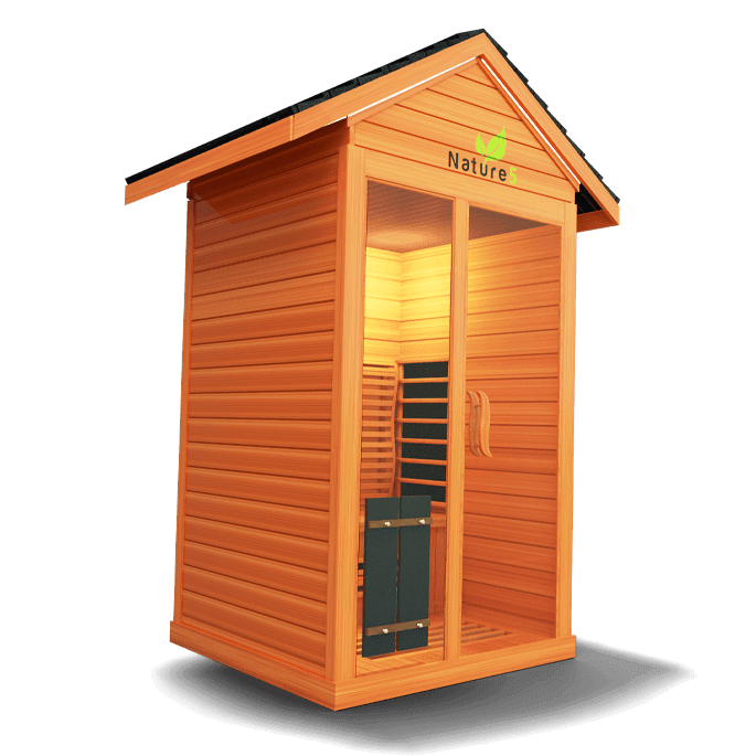 Medical Nature 5 Outdoor Sauna | Infrared + Hot Yoga - Sauna Luxuries