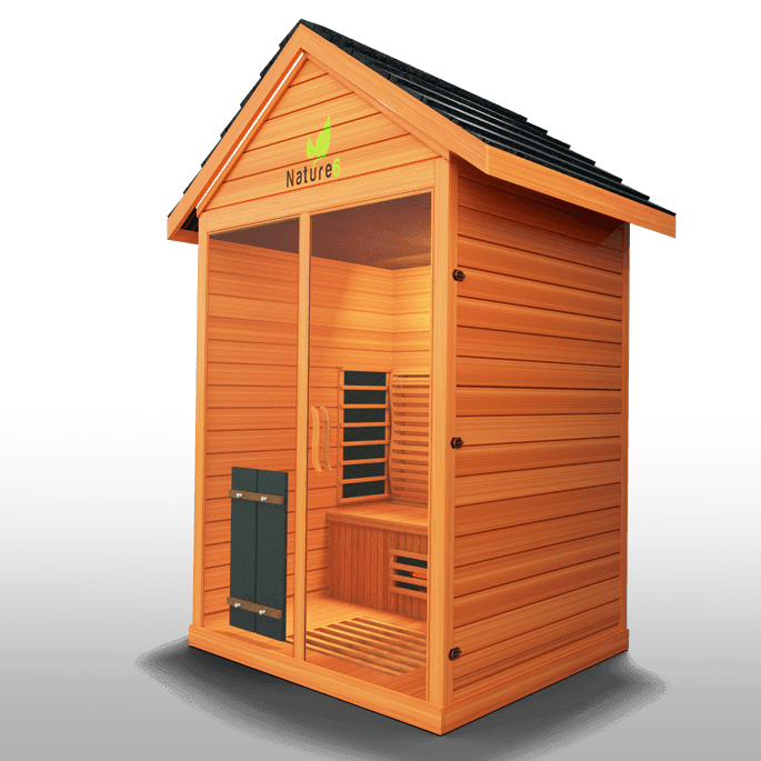 Medical Nature 6 Outdoor Sauna | Infrared + Chromatic Light - Sauna Luxuries