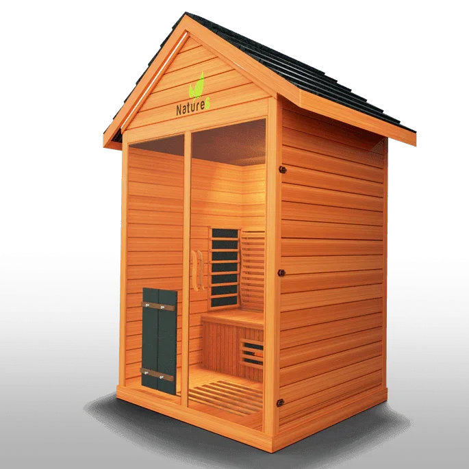 Medical Nature 6 Outdoor Sauna | Infrared + Chromatic Light - Sauna Luxuries