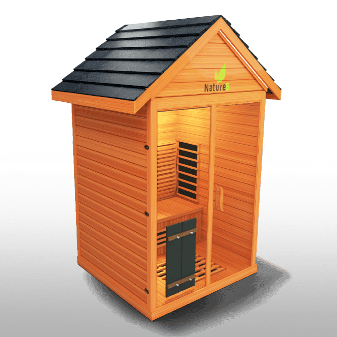 Medical Nature 6 Outdoor Sauna | Infrared + Chromatic Light - Sauna Luxuries