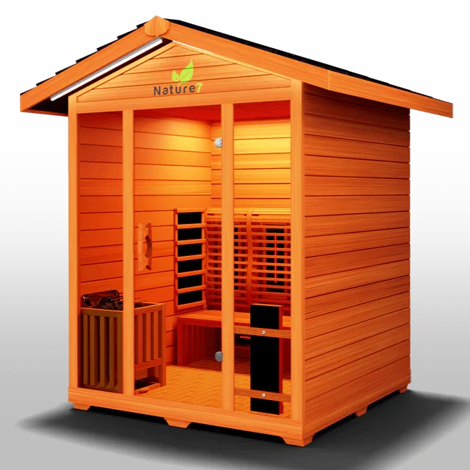 Medical Nature 7 Hybrid Sauna | Infrared + Steam Outdoor - Sauna Luxuries