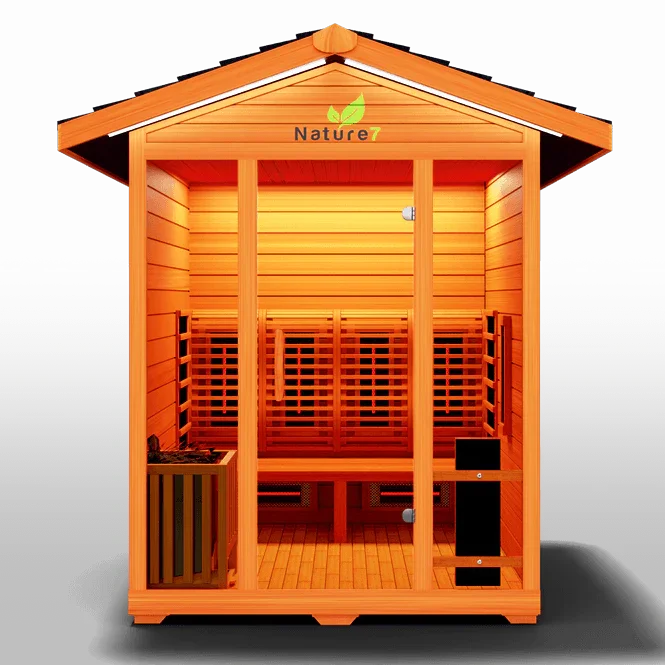 Medical Nature 7 Hybrid Sauna | Infrared + Steam Outdoor - Sauna Luxuries