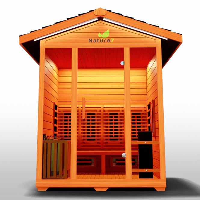 Medical Nature 7 Hybrid Sauna | Infrared + Steam Outdoor - Sauna Luxuries