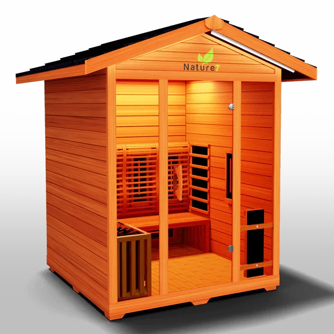 Medical Nature 7 Hybrid Sauna | Infrared + Steam Outdoor - Sauna Luxuries