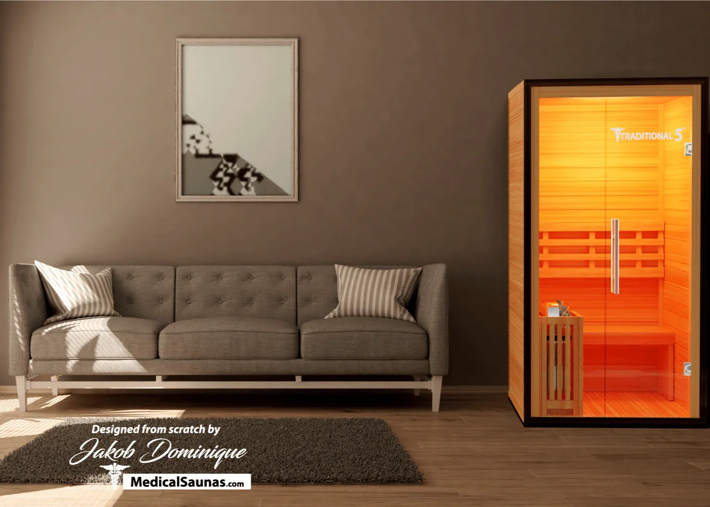 Medical Traditional 5 Sauna| Authentic Finnish Home Sauna - Sauna Luxuries