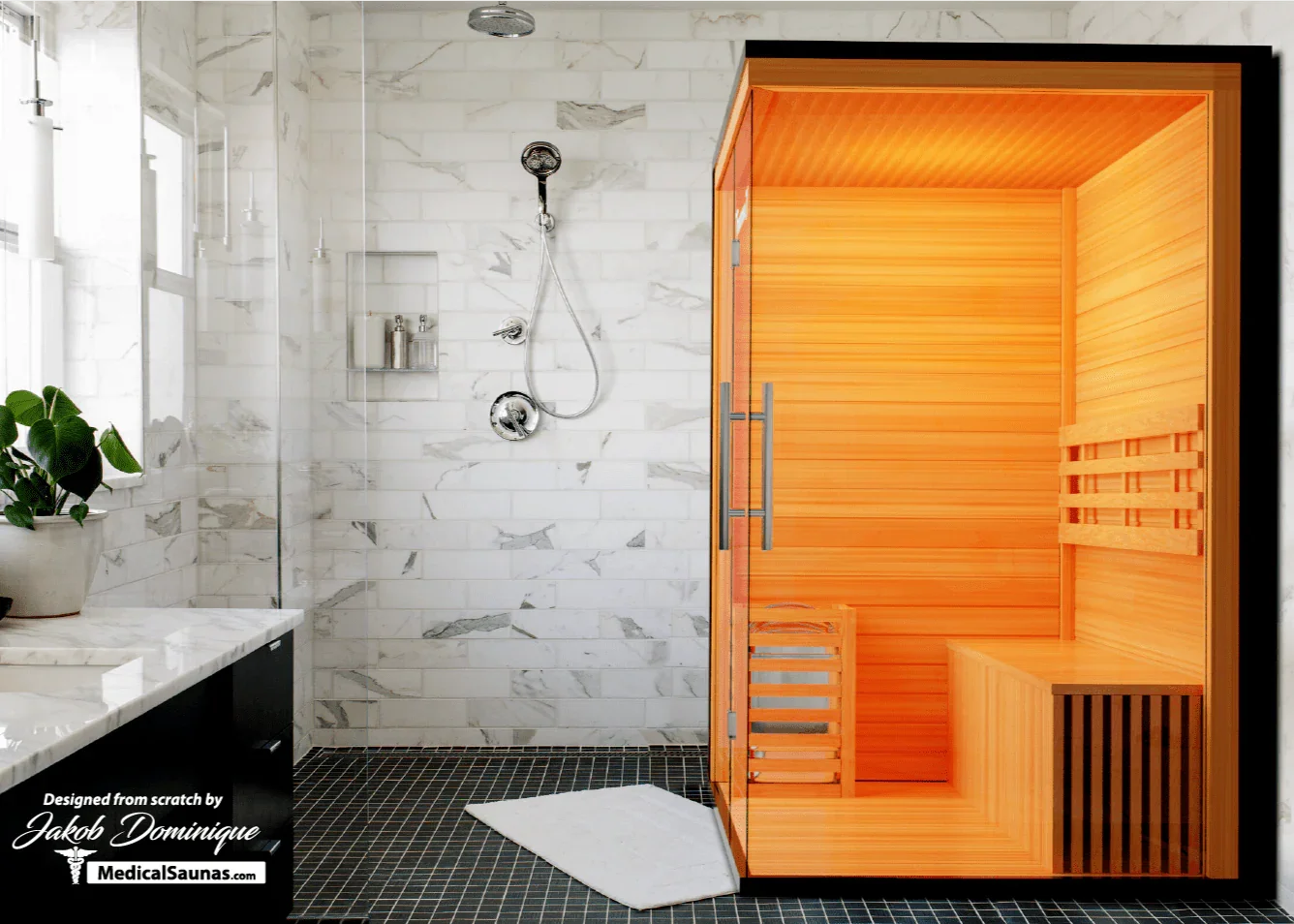 Medical Traditional 7 Sauna | 4-Person Finnish Dry Sauna - Sauna Luxuries