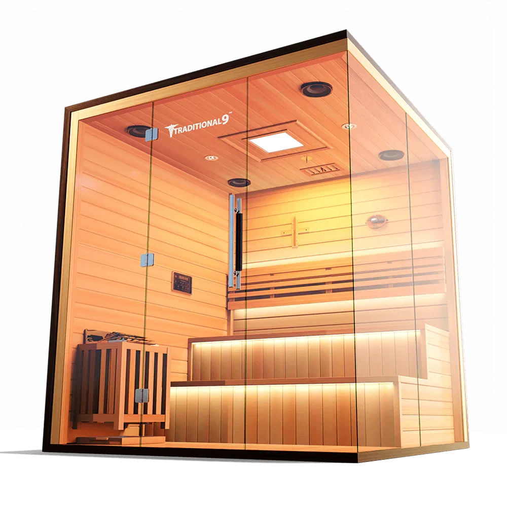 Medical Traditional 9 Plus Sauna | 6-Person Luxury Sauna - Sauna Luxuries