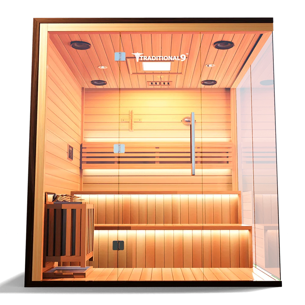 Medical Traditional 9 Plus Sauna | 6-Person Luxury Sauna - Sauna Luxuries