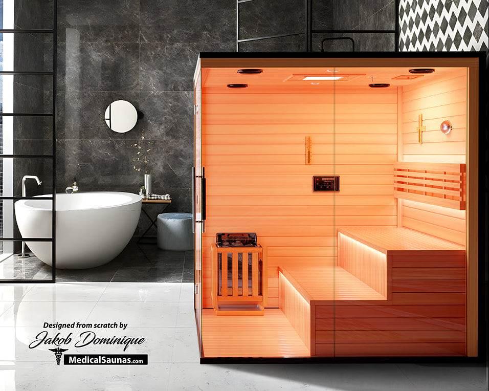 Medical Traditional 9 Plus Sauna | 6-Person Luxury Sauna - Sauna Luxuries
