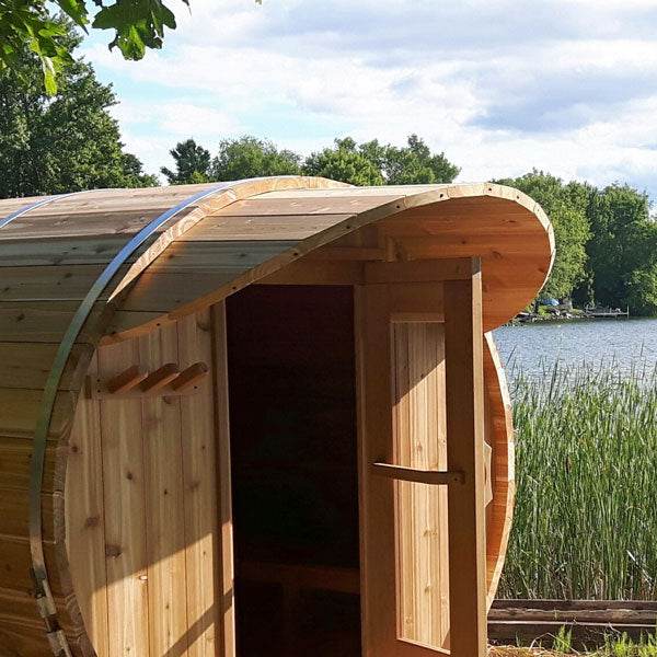 Leisurecraft Overhang Cove Kit for Barrel Saunas | 14pc Roof Extension - Sauna Luxuries
