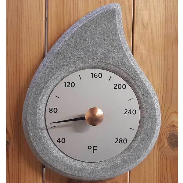 Leisurecraft Soapstone Sauna Thermometer (°F) | PISARAINEN by Hukka Design - Sauna Luxuries