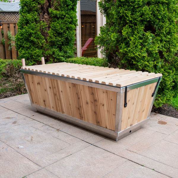 Leisurecraft Polar Plunge Tub | Cedar Ice Bath for Recovery & Wellness - Sauna Luxuries