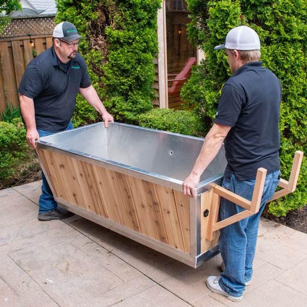 Leisurecraft Polar Plunge Tub | Cedar Ice Bath for Recovery & Wellness - Sauna Luxuries