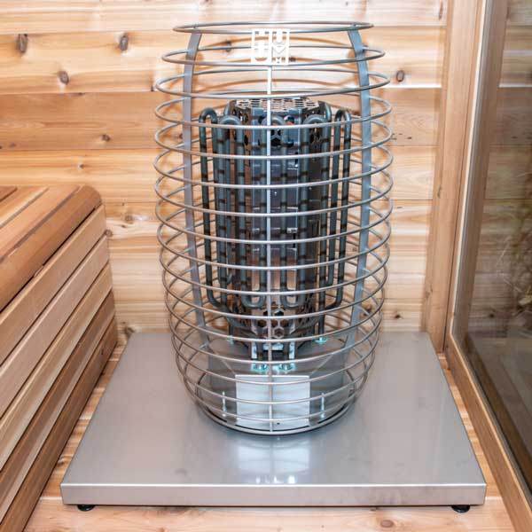 Leisurecraft Adjustable Installation Base | For Wood Burning Heaters - Sauna Luxuries