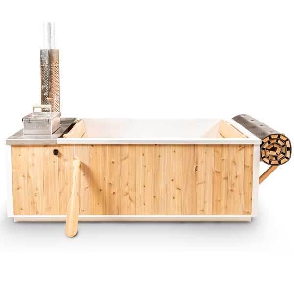 Leisurecraft Starlight Wood Burning Hot Tub | Canadian Timber Soaker - Sauna Luxuries