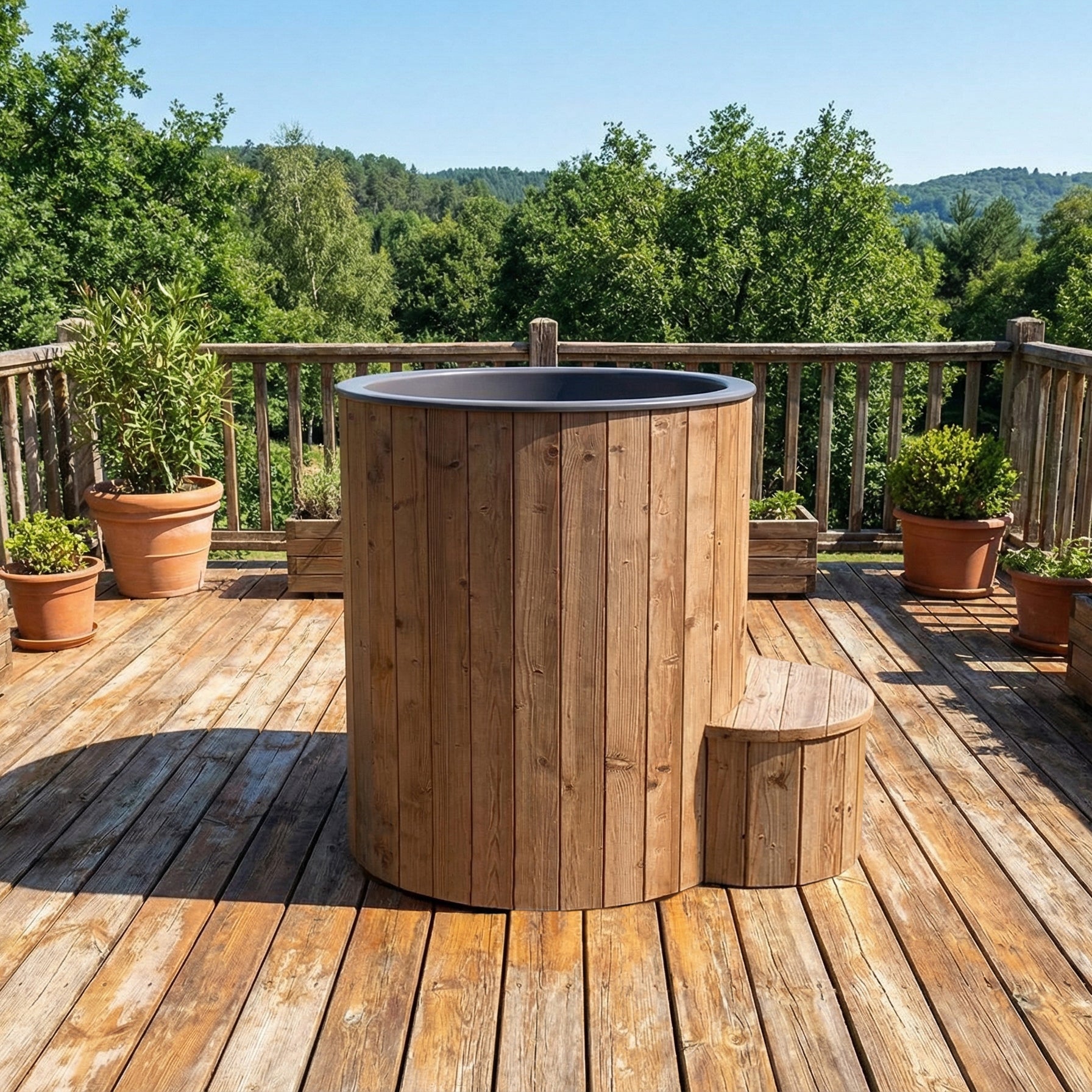 SaunaLife S1N 1-Person Cold Plunge & Hot Immersion Tub SaunaLife