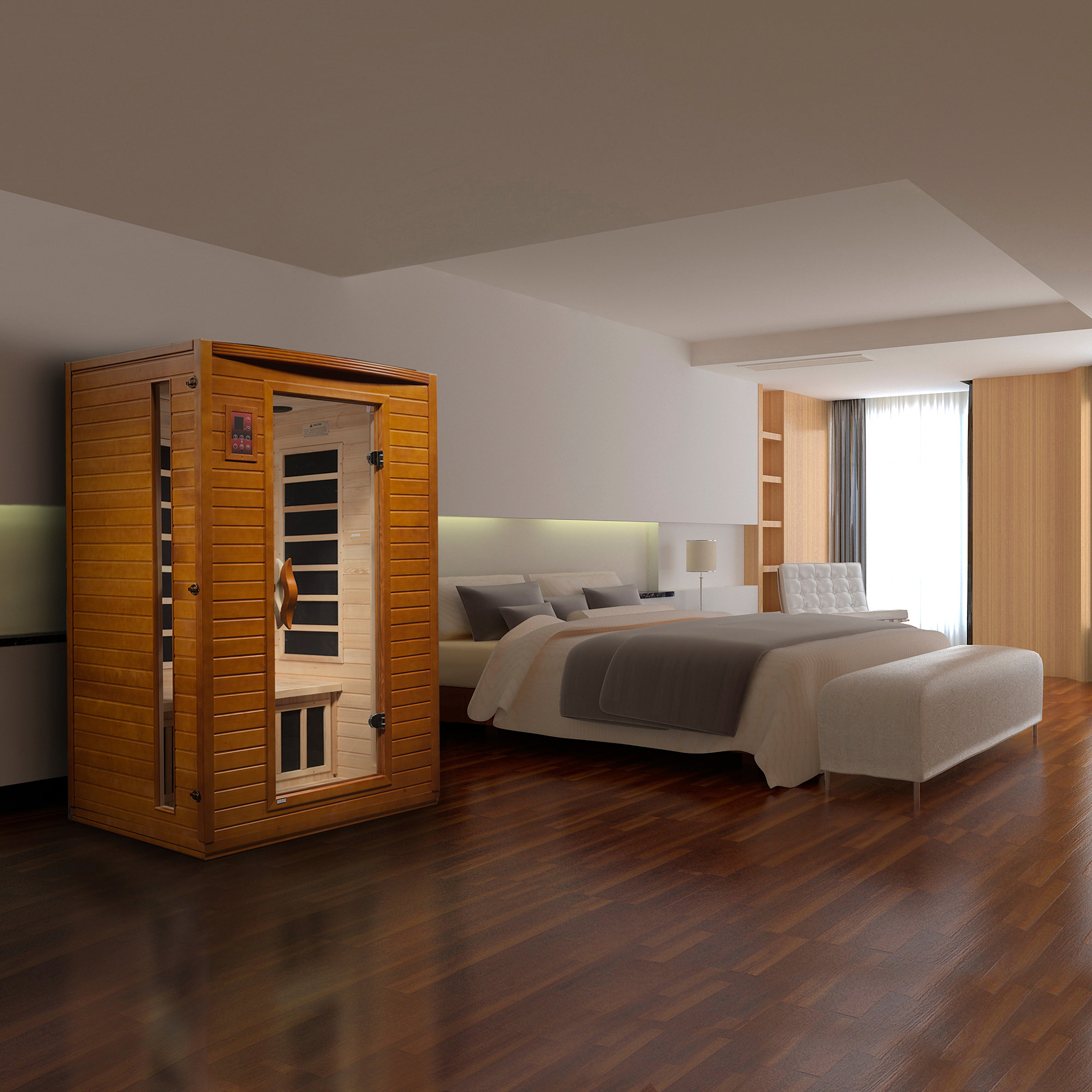 Dynamic Versailles Elite 2-person Ultra Low EMF FAR Infrared Sauna
