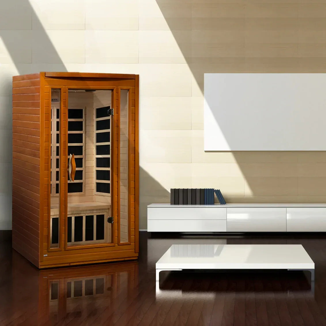 Dynamic San Marino Elite 2-person Ultra Low EMF FAR Infrared Sauna - Sauna Luxuries