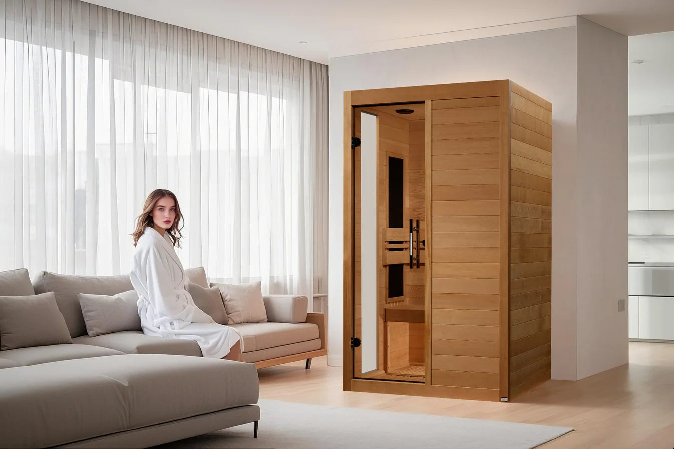 Dynamic Lucca Elite 2-Person Ultra Low EMF FAR Infrared Sauna Dynamic Saunas