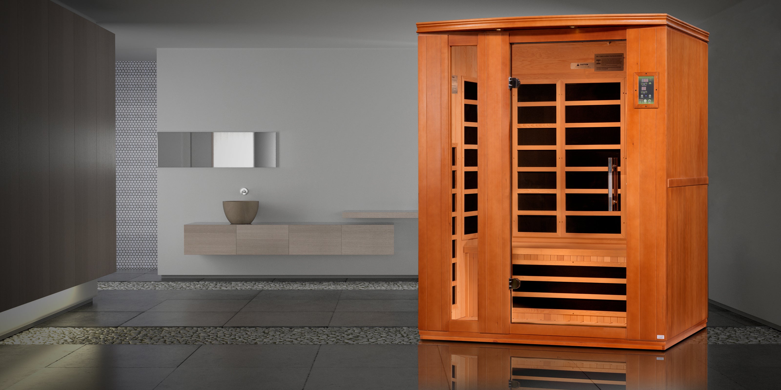 Dynamic Lugano Elite 3-person Ultra Low EMF FAR Infrared Sauna