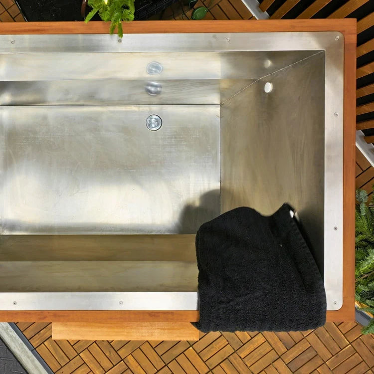 Dynamic Cold Therapy "CUBO" DCT-S-050-NS-34 304 Nano-Coated Stainless Steel Cold Plunge Dynamic Saunas