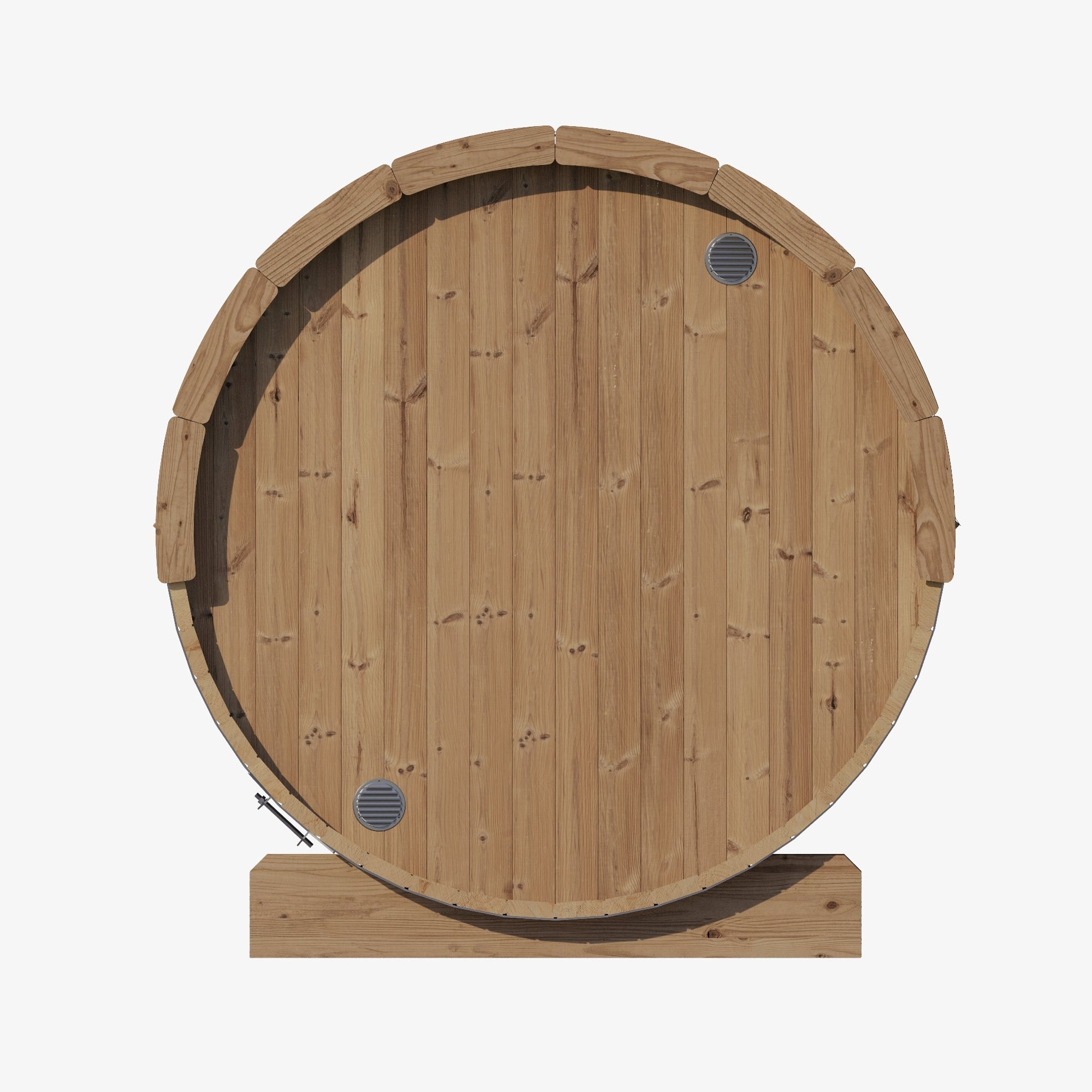 SaunaLife Model E8G Sauna Barrel Glass Front