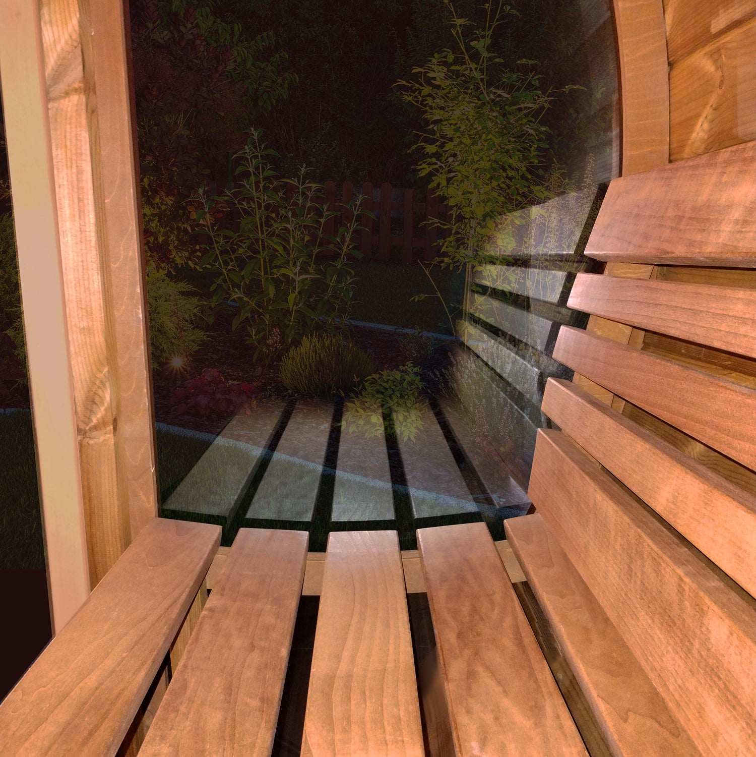 SaunaLife Model E6W Sauna Barrel-Window