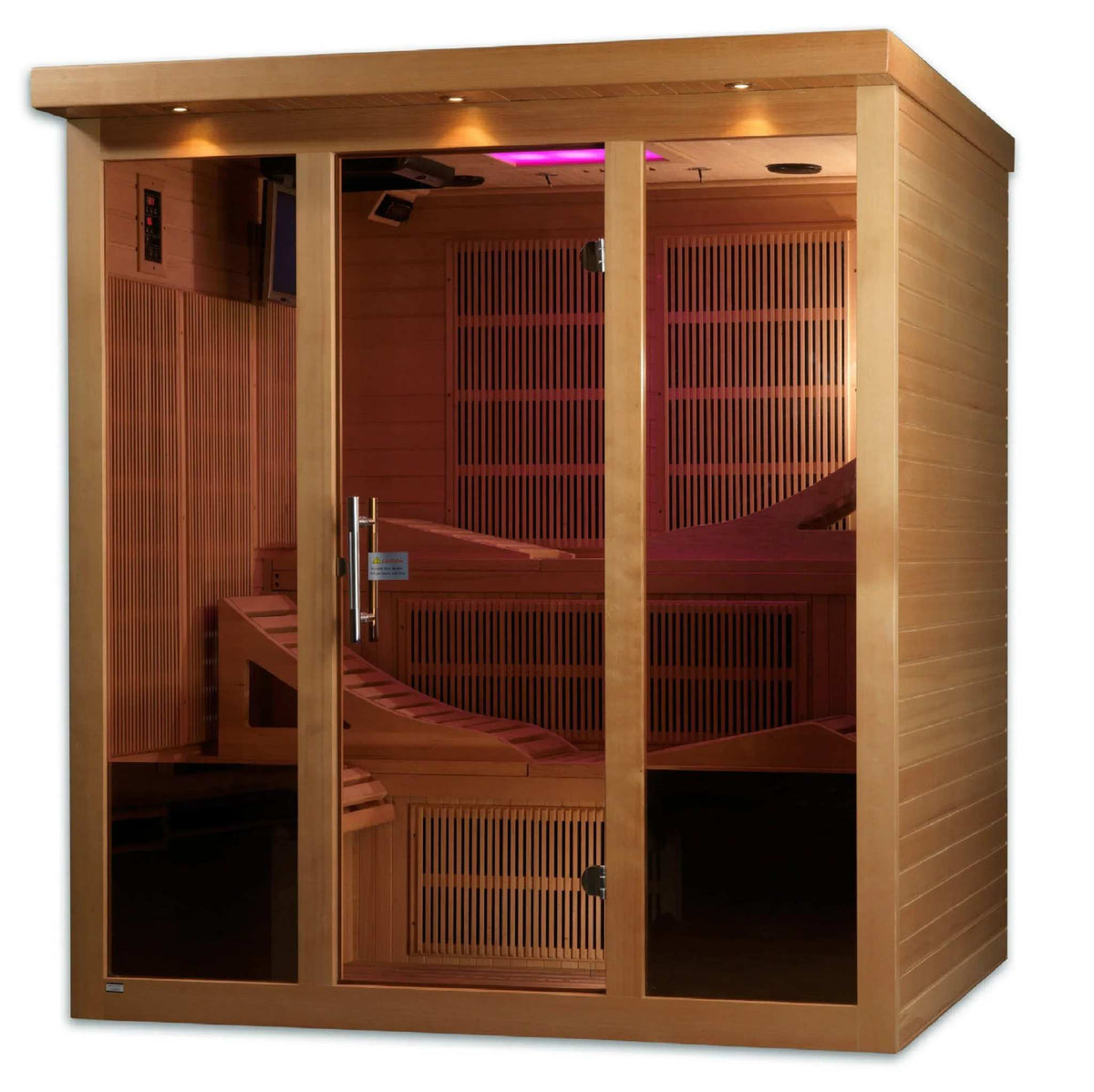 Golden Designs Monaco 6-person Near Zero EMF FAR Infrared Sauna - Sauna Luxuries