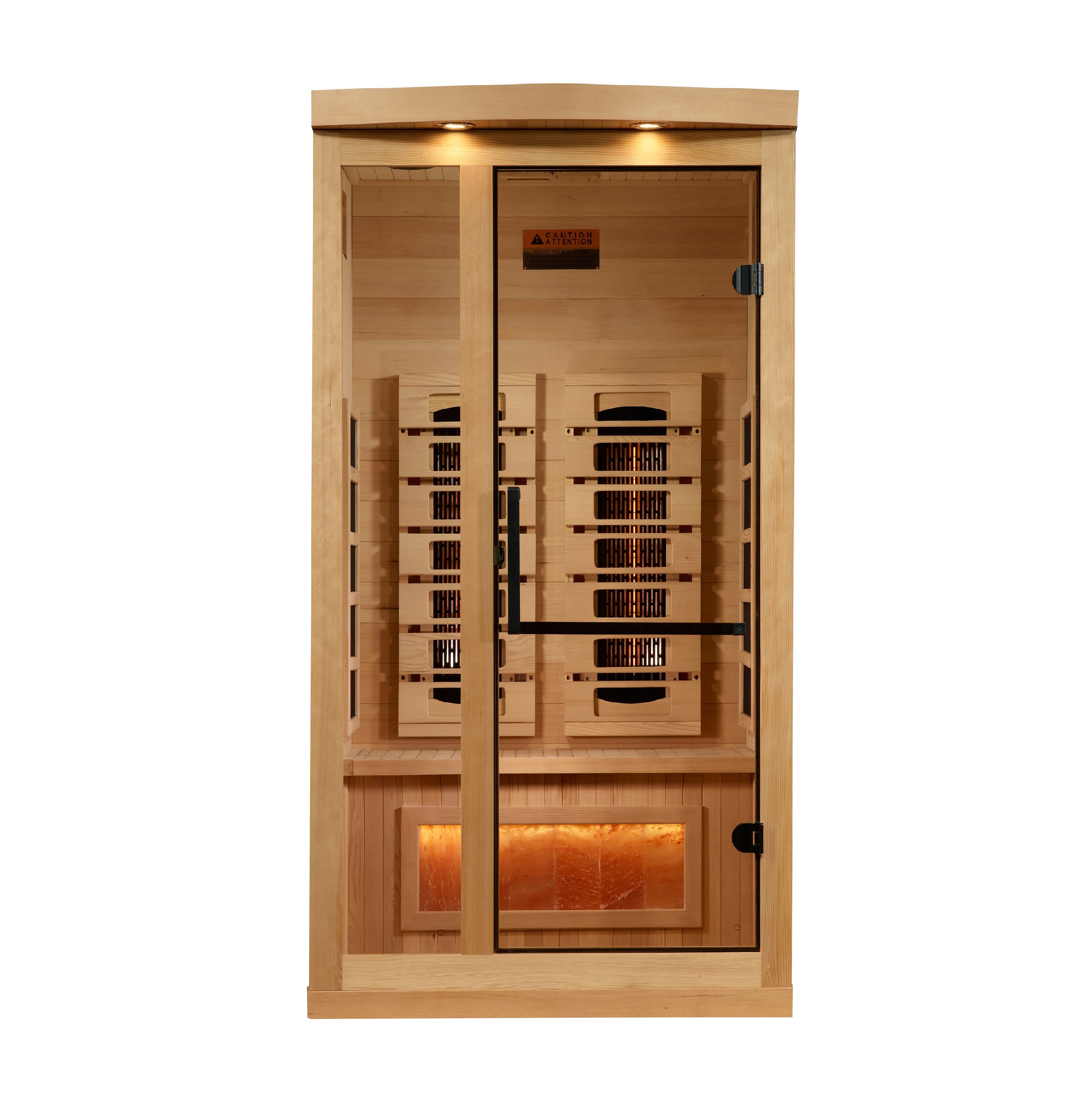 Golden Designs 1–2-Person Full Spectrum Near-Zero EMF Infrared Sauna