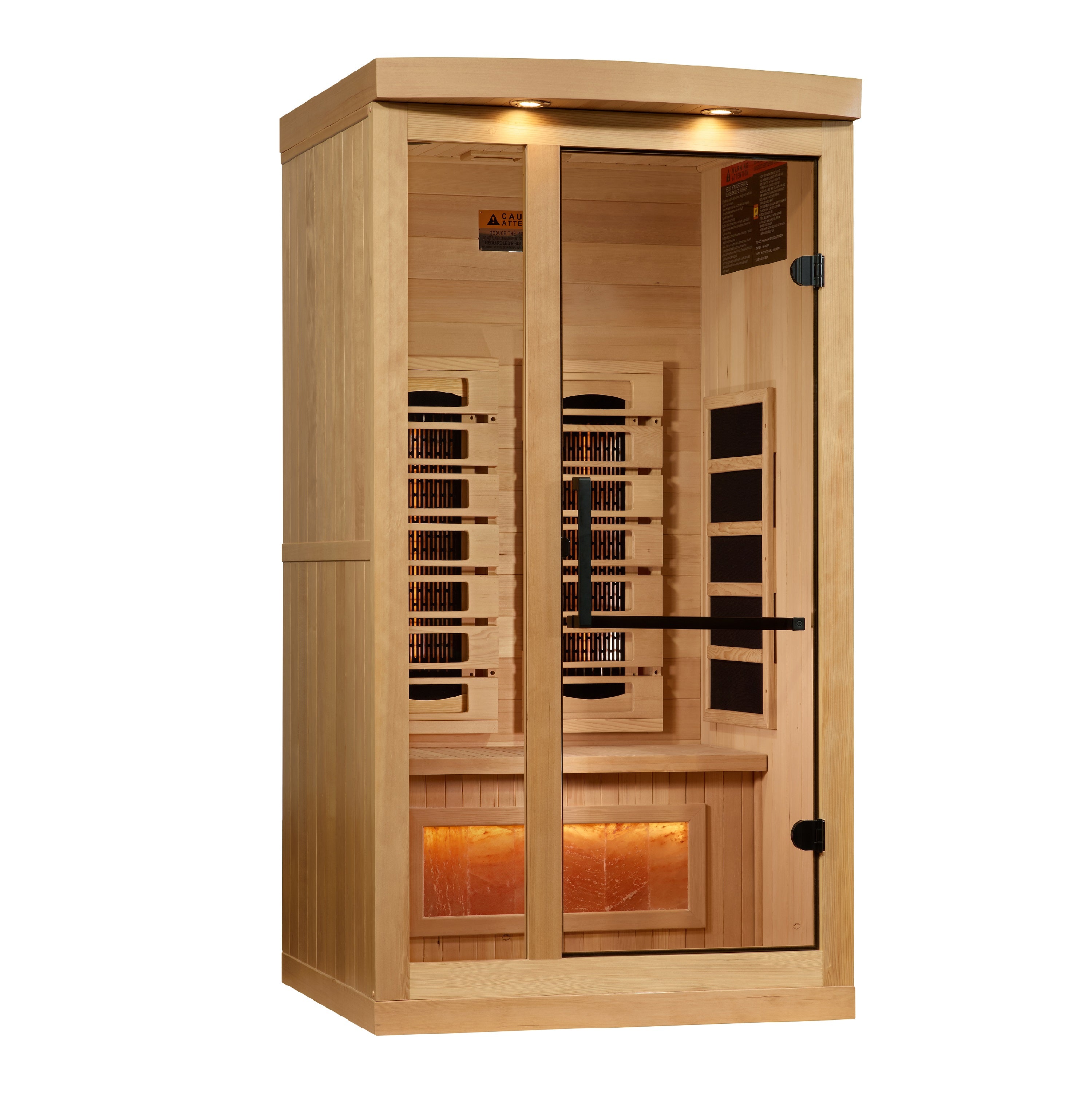 Golden Designs 1–2-Person Full Spectrum Near-Zero EMF Infrared Sauna