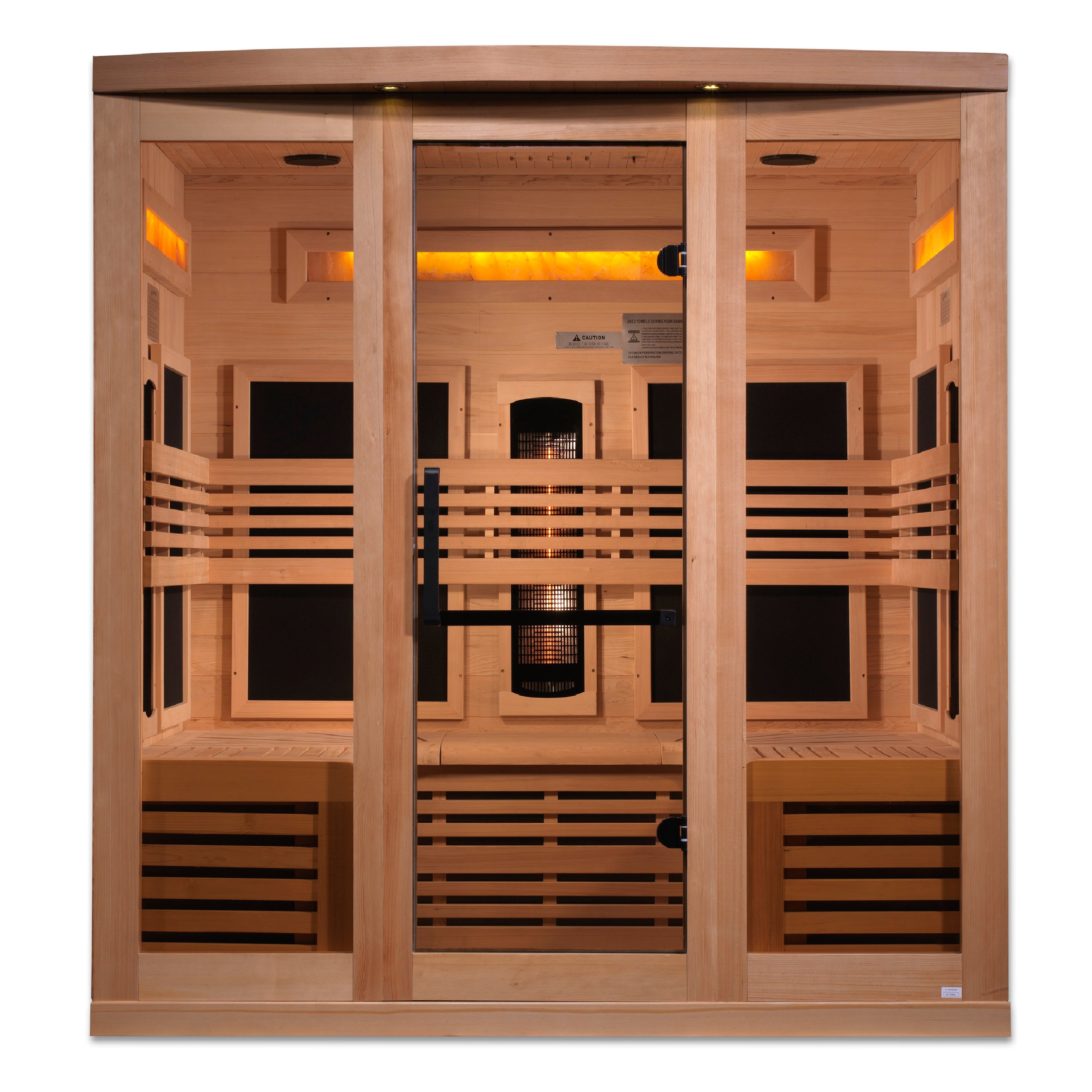 Golden Designs 6-Person Full Spectrum Near Zero EMF FAR Infrared Sauna