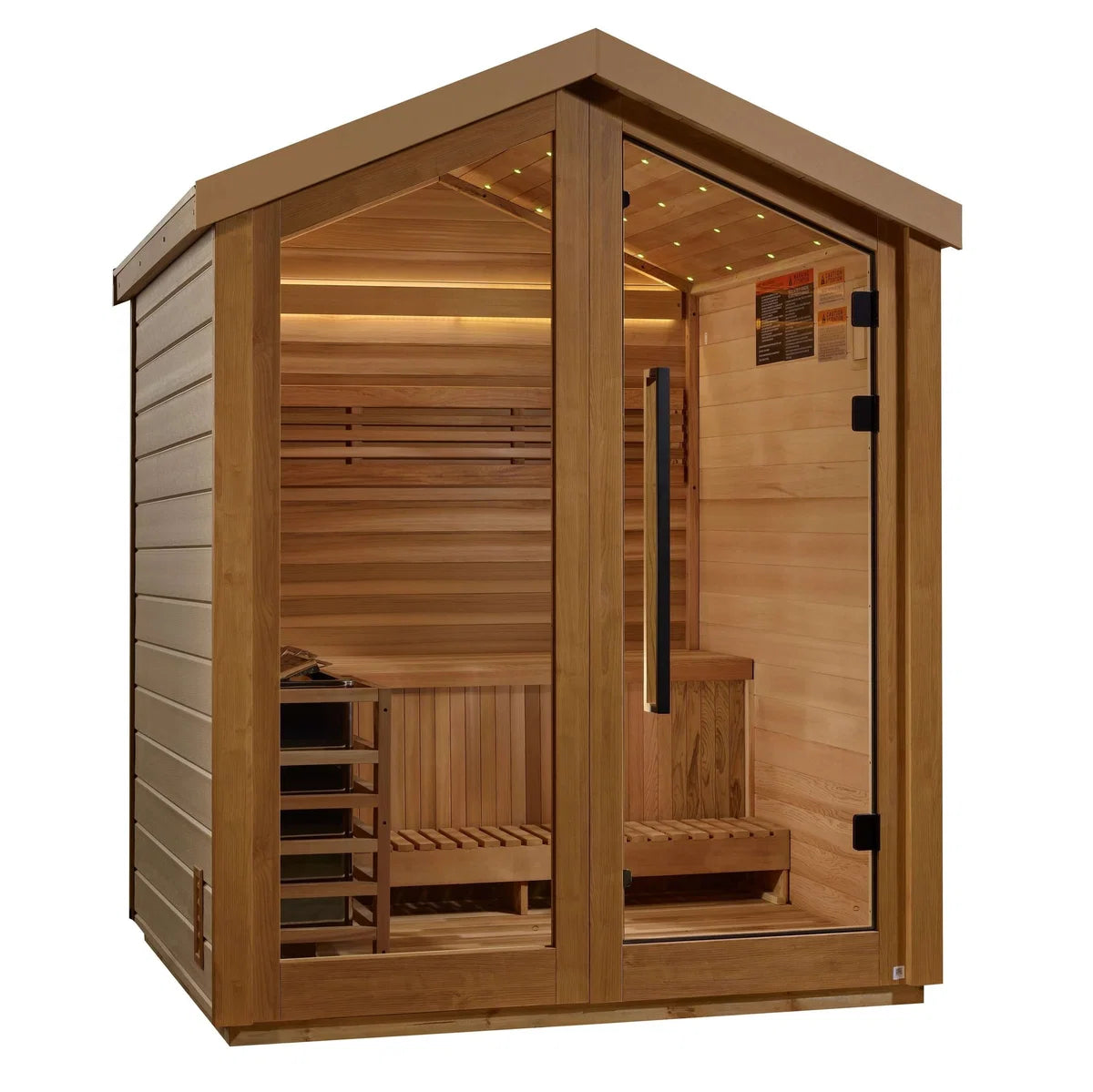Golden Designs Savonlinna 3-Person Outdoor Traditional Sauna Golden Designs