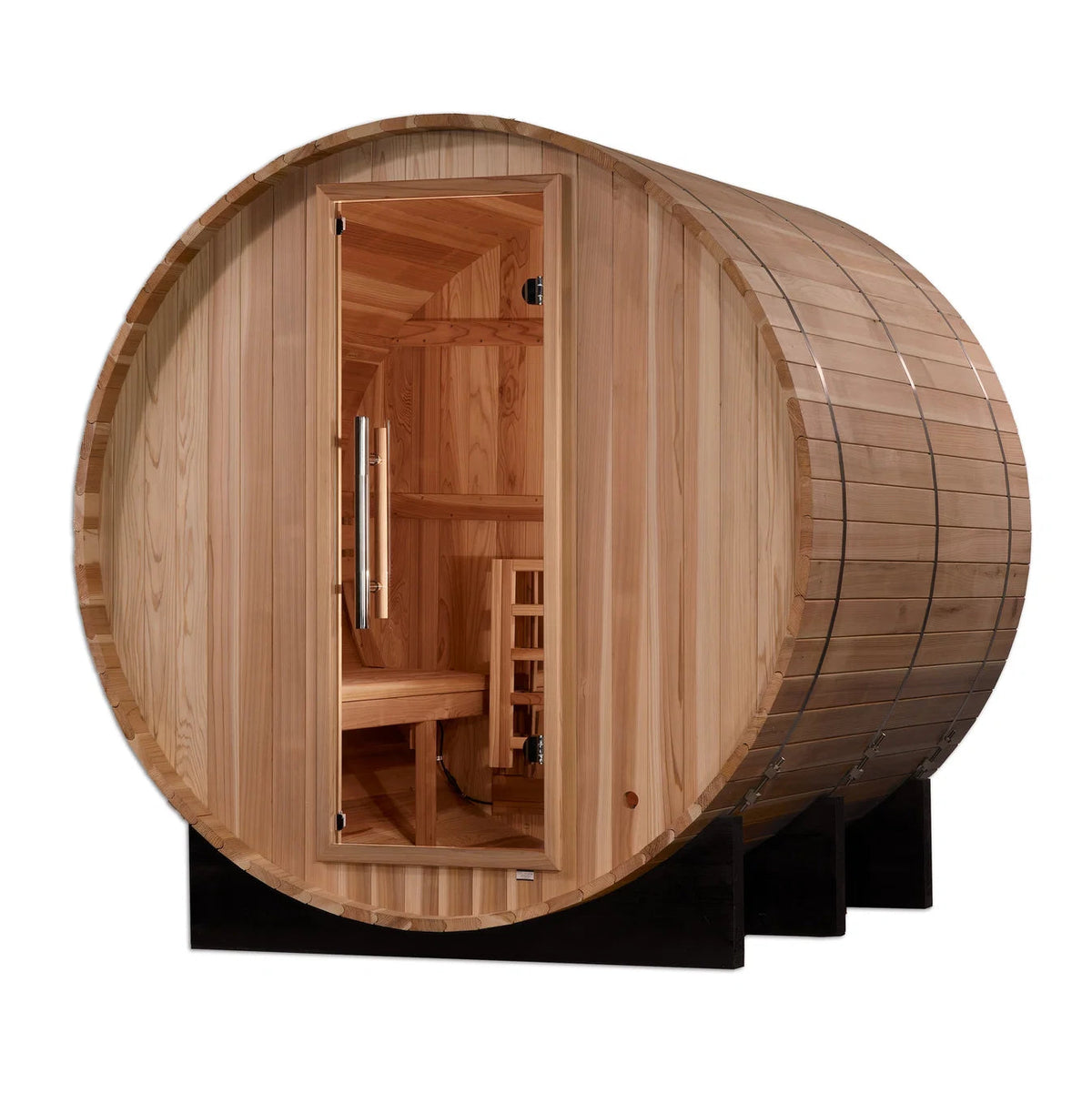 Golden Designs Arosa 4-Person Traditional Barrel Sauna Golden Designs