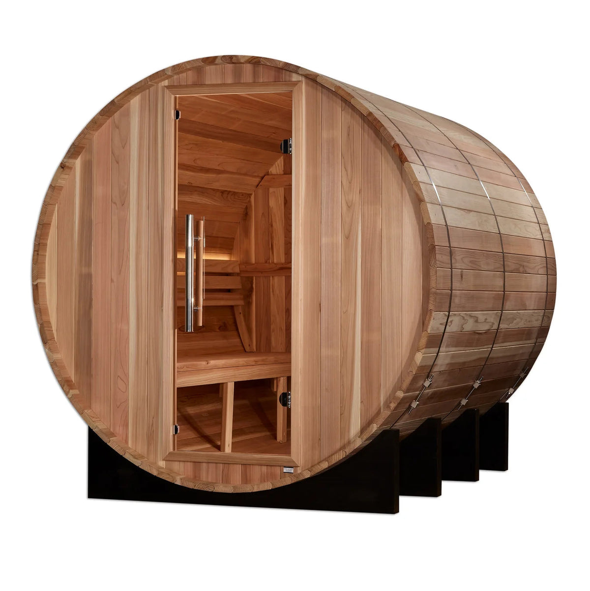 Golden Designs Klosters 6-Person Traditional Barrel Sauna Golden Designs