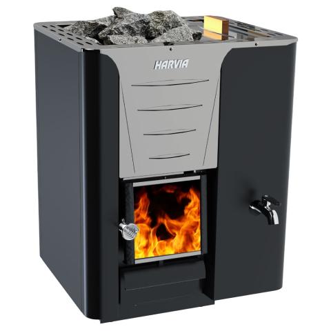 Harvia Pro 20 RS 24.1kW Wood Sauna Stove with Water Tank