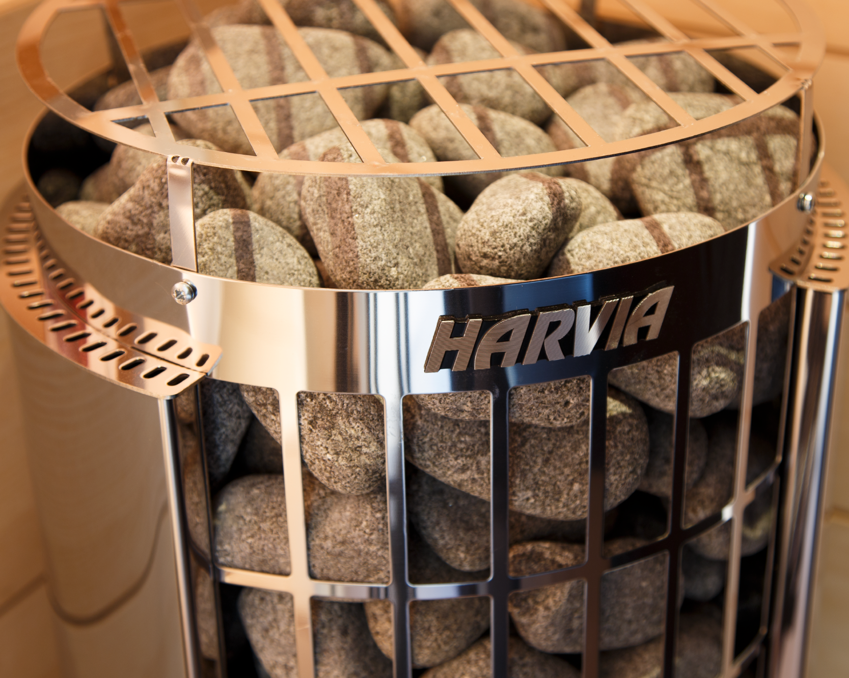 Cilindro Half Series 6kW Stainless Steel Sauna Heater at 240V 1PH