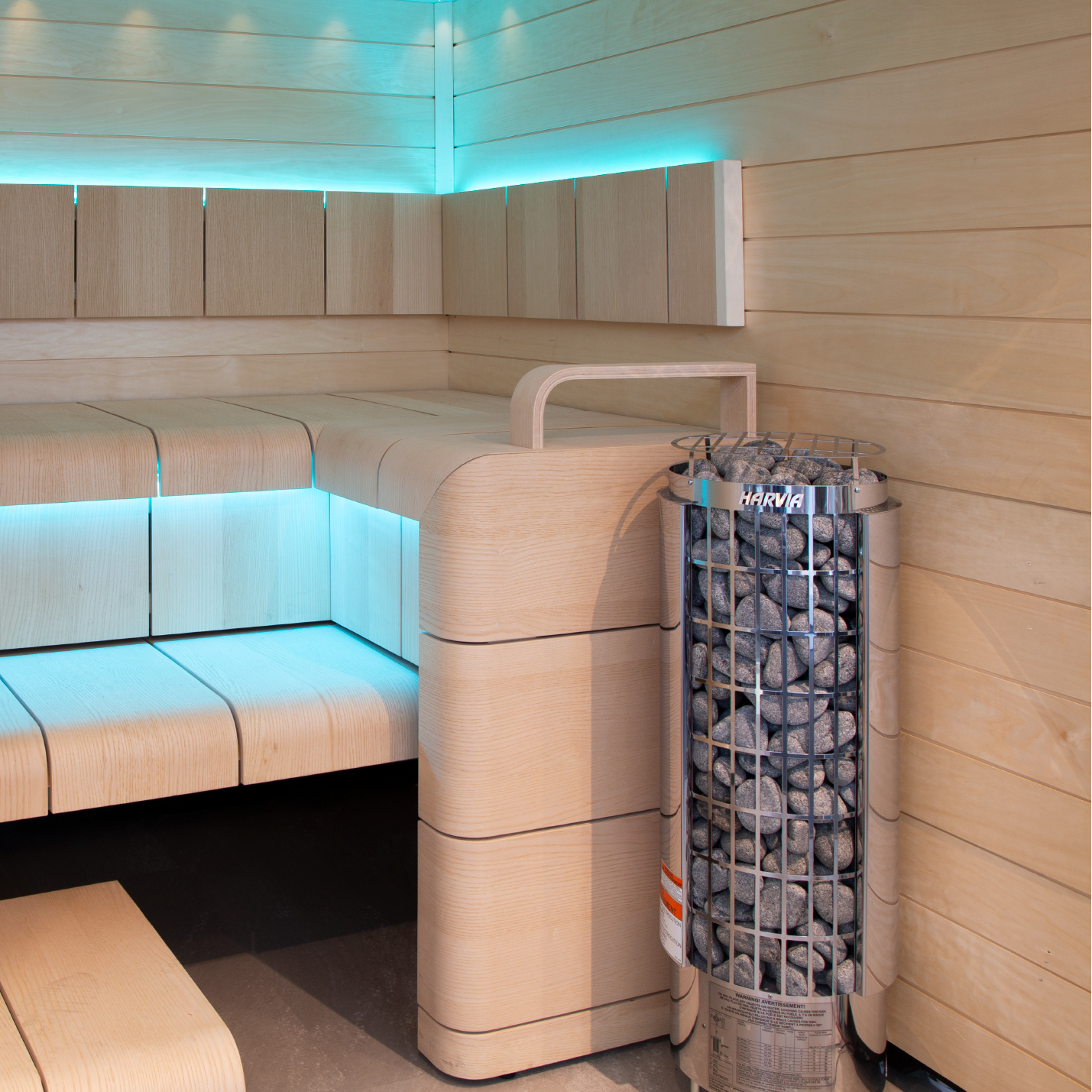 Cilindro Half Series 6kW Stainless Steel Sauna Heater at 240V 1PH