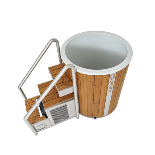 Icetubs IceBarrel XL Hot & Cold Plunge with Stairs Icetubs