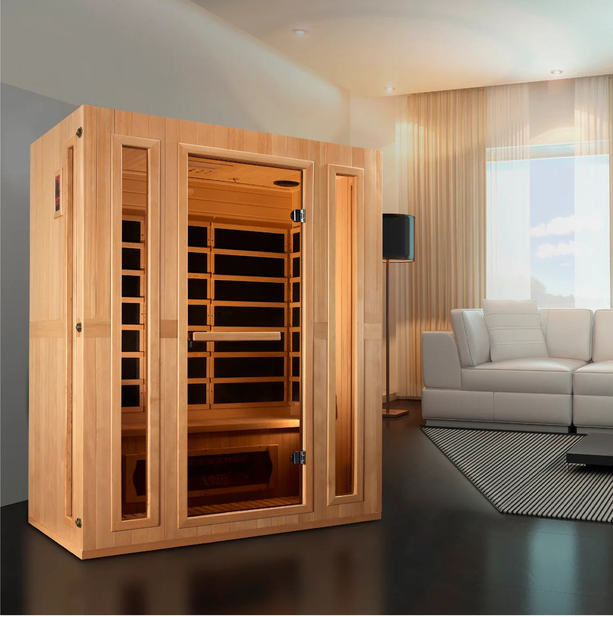 Maxxus MX-LS3-01 3-Person Low EMF FAR Infrared Sauna Maxxus