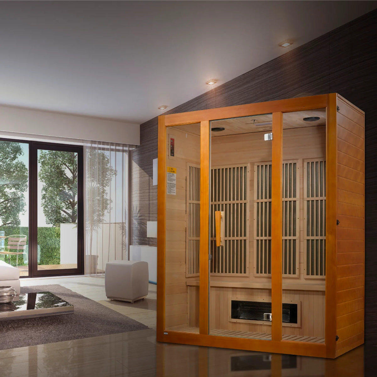 Maxxus 3-Person Low EMF FAR Infrared Sauna Maxxus