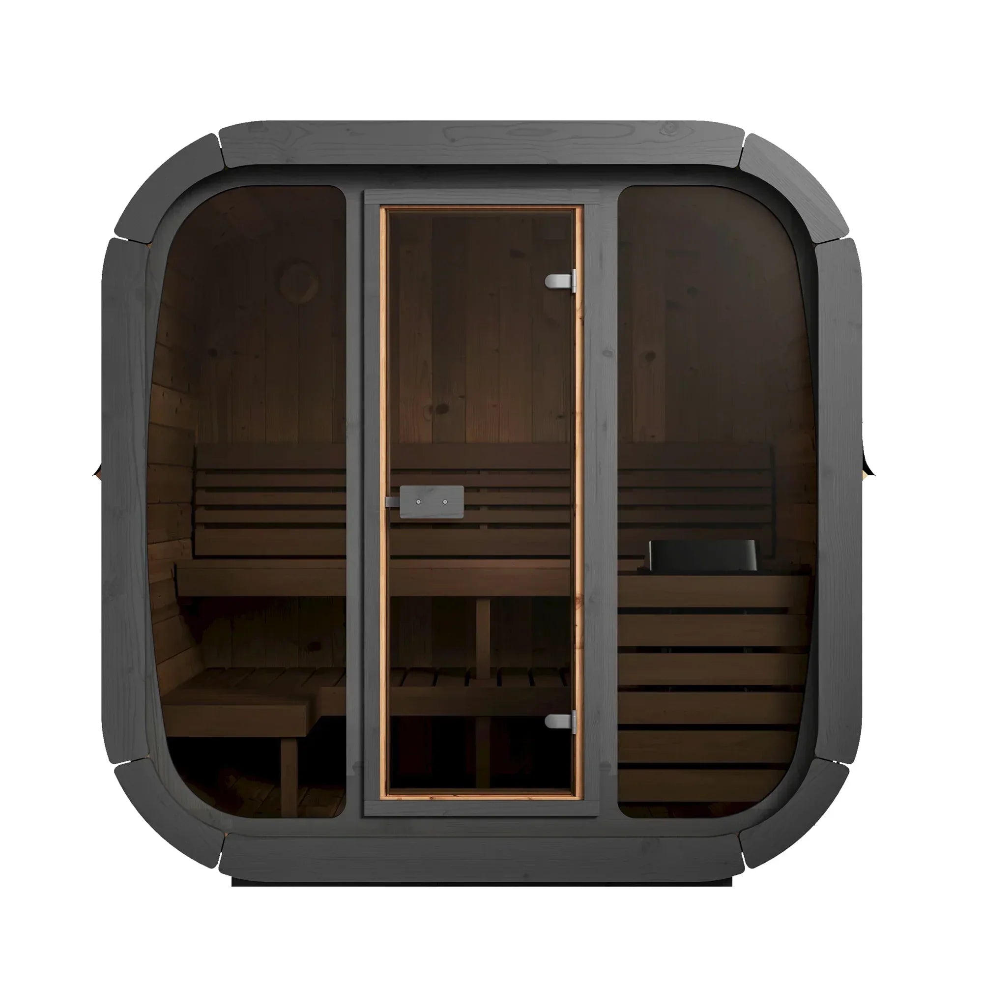 SaunaLife CL4G Cube Outdoor Sauna for Three