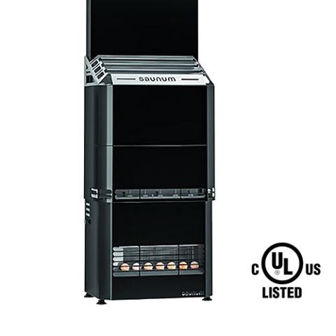 Saunum AIR 5 5kW Sauna Heater with Climate Equalizer – Nordic Black Saunum