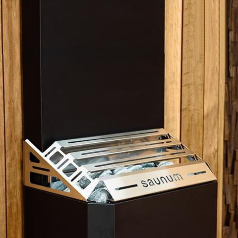Saunum AIR 5 5kW Sauna Heater with Climate Equalizer – Nordic Black Saunum