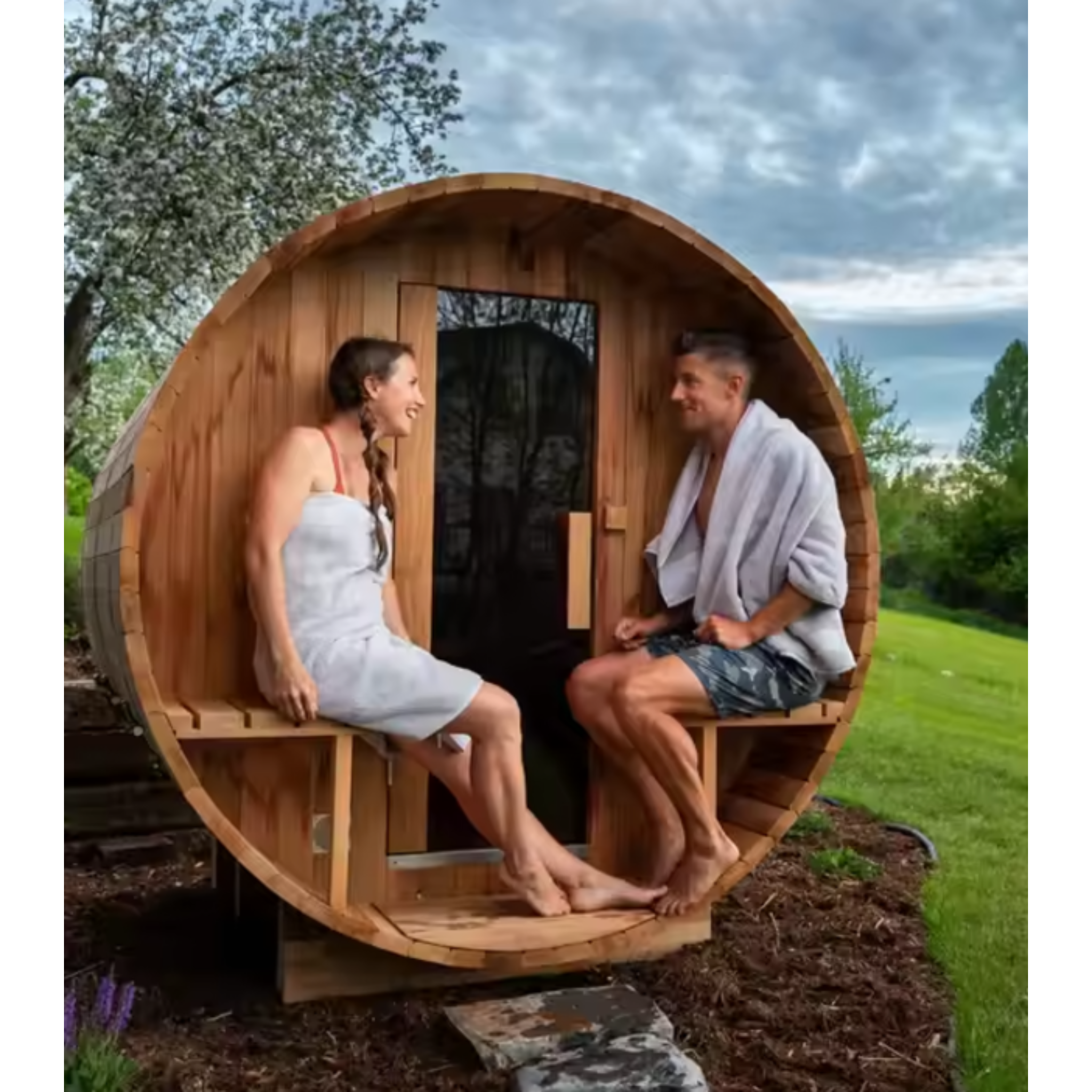 Panorama Barrel Sauna